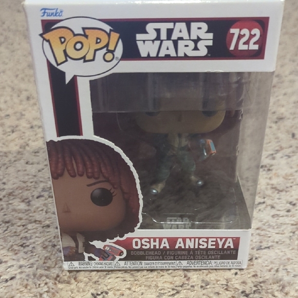 Funko Pop Star Wars Osha Aniseya Figure - Brown and Green - Picture 8 of 10